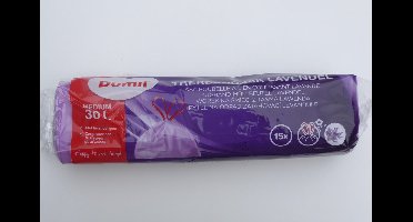 Afvalzak met lavendelgeur - 30 liter - 15 zakken