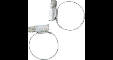 Scanpart slangklemmen 20 tot 32 mm - Geschikt voor wasmachine afvoerslang - 2 stuks