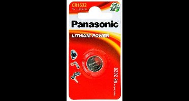 Batterij pana knoop cr1632 lithium 1 - ZILVER