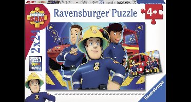 Ravensburger puzzel Brandweerman Sam helpt je uit de brand - 2x24 stukjes - kinderpuzzel
