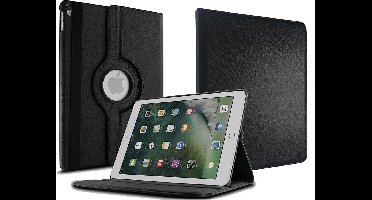 Hoes geschikt voor iPad 2017 / 2018 9.7 Inch - Book Case 360 Graden Zwart