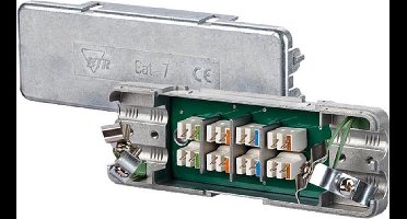 Metz Connect 130863-E Verdeeldoos Flexibel: - Massief: 0.128-0.325 mm² Aantal polen: 8 1 stuk(s) Zilver