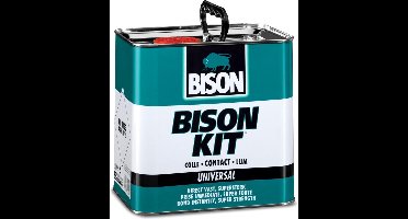 Bison Kit® blik 750 ml, sterke, universele contactlijm, vochtbestendig, vorstbestendig, -40°C tot +70°C, eenvoudig in gebruik, voor ontelbare reparaties