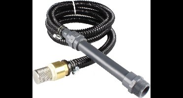 Deltaline Aanzuigslang met Terugslagklep - voor handpomp met rondflens - 25 mm