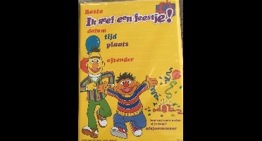 Uitnodigingen Sesamstraat (16 stuks)