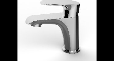 Wiesbaden Tarma Wastafelkraan - Lage uitloop - Chroom