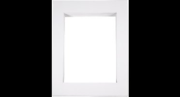 Passepartout lijsten, afm 40x50 cm, wit, A3, 100 stuks