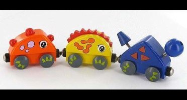 Houten trein Dinotrein