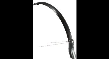 EuroFender Scatto voorspatbord - fiets 26-28 inch - 51 mm - zwart