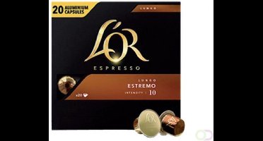 L'OR Lungo Estremo Koffiecups - 20 stuks