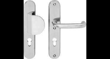 Intersteel SKG*** Veiligheids-voordeurgarnituur - compl. PC72 (SKG) - RVS - 0035.382736