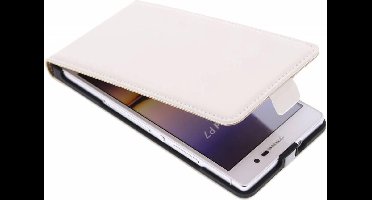 Mobiparts Premium Flip Case Huawei Ascend P7 White