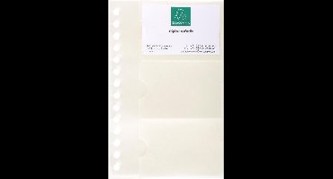 Exacompta Exactive visitekaartentassen voor Exacard 75034E pak van 10 navullingen