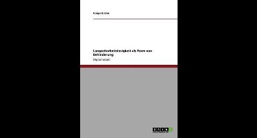 Langzeitarbeitslosigkeit als Form von Behinderung