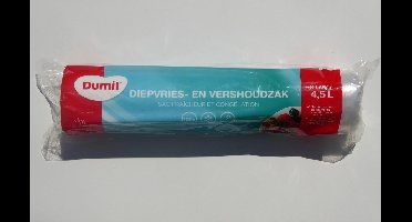 diepvrieszak - freezer bag - heel groot 4,5 liter - 300 stuks