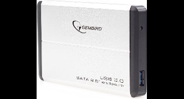 Gembird EE2-U3S-2-S - Harddiskbehuizing, 2.5 inch SATA, USB 3.0