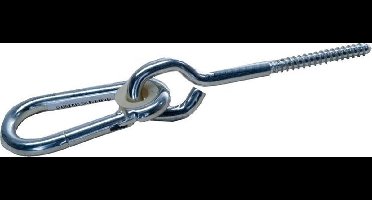 Schommelhaak met schroefdraad en karabijnhaak M12 (1 stuk)