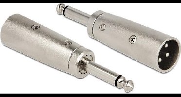 Goobay Adapter XLR mannelijk - 6,35mm mono mannelijk