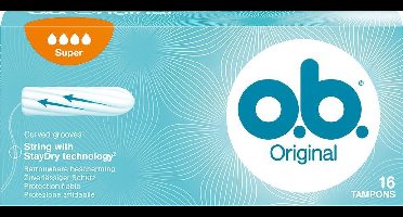 O.B.® Original Super Tampons - 16 stuks