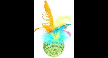 Happy pet cat 'n' caboodle tropical feather roller