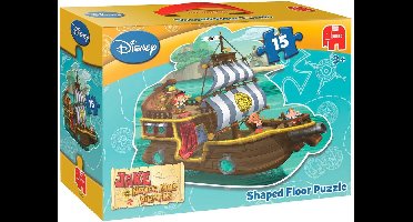 Jumbo Disney Jake & The Neverland Pirates - Vloerpuzzel - 15 stukjes