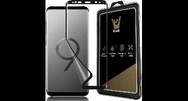 Screenprotector geschikt voor Samsung Galaxy S9 - Glas PET Folie Screen Protector Transparant 0.2mm 9H