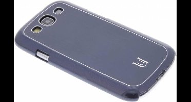 Uunique London - Hard Case Marble Brushed Metal Samsung Galaxy S3 / Neo - blauw