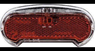 Axa Achterlicht Riff Switch Led Batterij Aan/uit Zwart