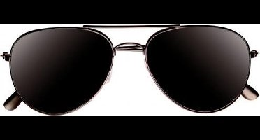 Widmann Verkleed pilotenbril/politie bril - zonnebril - spiegelglas - Carnaval verkleed accessoires