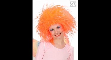 Fee pruik oranje kinderen