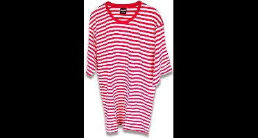 Dorustrui korte mouw rood/wit - Rood-wit - S