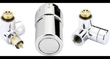 Danfoss X-tra Collection designset 1/2" Links verchroomd 013g4004