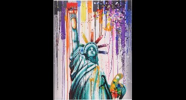 Handgeschilderde Olieverf schilderij NYC