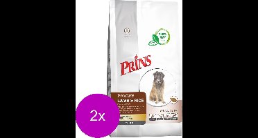Prins Procare Hypo-Allergic Adult Croque Lam&Rijst - Hondenvoer - 2 x 10 kg