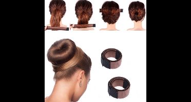 *** Knot Maker - Maak de perfecte haarknot - Bun Maker - Haar Knot Maker - Lichtbruin - van Heble® ***