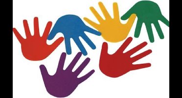 Vloermarkeringen - 6x handen - vloermarkering