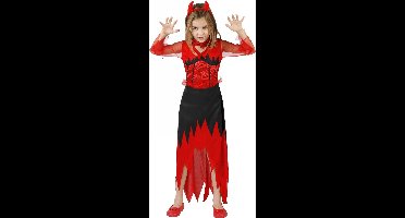 "Duivelinnenkostuum voor meisjes - Kinderkostuums - 110/116"
