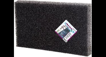 VT filterschuim grof zwart 100x50x5cm