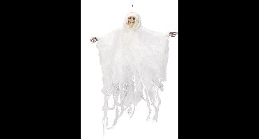 Wit skelet ophangdecoratie - Feestdecoratievoorwerp