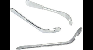 Bicycle Gear Bandafnemers 3 Stuks Staal Zilver