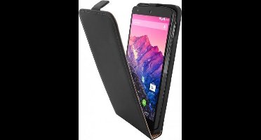 Mobiparts - zwart premium flipcase - LG Nexus 5