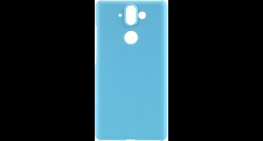 Shop4 - Nokia 9 Hoesje - Harde Back Case Baby Blauw