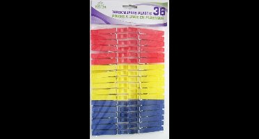 Betra Wasknijpers - Plastic 36 stuks