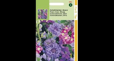 2 stuks HT Zomerbloemen blauwe tinten zaden