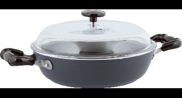 Sambonet Vintage Sauteerpan - Incl. Deksel - Aluminium - Ø28cm - Grijs