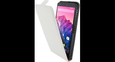 Mobiparts - wit premium flipcase voor de LG Nexus 5