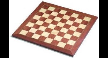 HOT Games Schaakbord Mahonie/Ahorn Ing. V. 50mm 48cm.