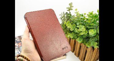 Beschermhoes Onyx Boox Kepler Pro series - Bruin Slimfit wakeup/sleep