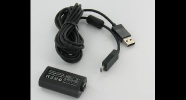 Dolphix - Play & Charge Kit voor XBOX One - USB kabel en Accu - 1400mAh, 2 meter