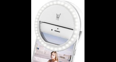 Ringlamp - Selfie Ring Light - Ring Lamp Universeel voor Smartphone / Telefoon / GSM